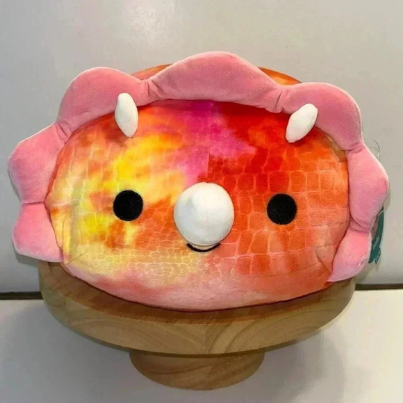 NWT Squishmallows Stackables Trinity Pink Triceratops 12” - Picture 1 of 5
